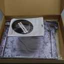 Hiboom 4 Pcs Halloween RIP Graveyard Tombstones with 4 Pcs 3D Changing Face Moving Picture Frame 16.7x13.8 Inch Large Halloween Tombstones Decoration for Yard Garden Lawn(Marble)