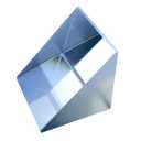 25 mm Glass Right Angle Triangle Prism, Coated Reflecting Prism, Right Angle Prism Mirror, Component for Precision Optical Instruments