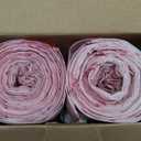 Amazon Basics 13 Gallon Tall Kitchen Drawstring Trash Bags, Clean Fresh Scent, 10% Post Consumer Recycled Material, 80 Count (White)