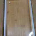 Bamboo Desk Organizer, Desktop Organizer with 3 Drawer, Tabletop Storage Organization Box for Bills, Countertop, Home Office Supplies