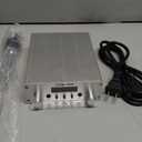 15W Long Range FM Broadcast Transmitter for Drive-in Movie, Church Parking Lot, Lights Fireworks Show,Fireworks Display,School, Supermarket Events with 3.5mm Mic Jack