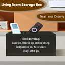 Positive Black Pen Holder for Desk, Inspirational Desk Decor, Funny Gifts for Coworkers Women Men Wooden Pen Pencil Holder Organizer for Office Accessories (Good morning)