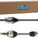 TRQ Front Driver and Passenger Side CV Axle Assembly Set 2 Piece Compatible with 2013-2016 Toyota Sienna AWD 2011-2012 Sienna V6 3.5L AWD
