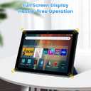 Fire HD 8 & HD 8 Plus Tablet Case(12th Gen/10th Gen, 2024/2022/2020 Release) Slim Folding Stand Cover with Auto Wake/Sleep Navy Blue