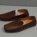 Jousen Milan Men's Shoes Penny Loafers Size , Men shoes, Brown, Size 10