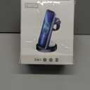 3 in 1 Charging Station for iPhone, Wireless Charger for iPhone 17 16e 16 15 14 13 12 11 X Pro Max & Apple Watch - Wireless Charging Station for AirPods 4 3 Pro (Black)