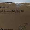 Self Cleaning Litter Box, Integrated Safety Automatic Cat Litter Box Self Cleaning 65L+9L for Multiple Cats, App Control, Odor Removal, Includes Mat & Liner (3 Rolls) - White