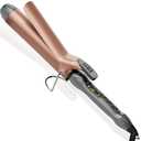 Thirtek 1 1/2 Inch Large Curling Iron with 1.5 Inch Ceramic Tourmaline Barrel, 15 Temps (180°F-450°F) for Fast, Long-Lasting, Smooth Salon Finish, 60-min Auto Shut-Off, Dual Voltage Hair Curler