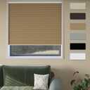 MYshade Cordless Cellular Window Shades No Tools No Drill Blackout Blinds for Indoor Windows Size 27" Wide X 50" Height Light Brown Room Darkening Blinds for Bedroom, Bathroom, Kitchen, Living Room