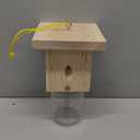1 PCS Wood Carpenter Bee Trap for Outside - Best Bee Trap - Nature Hanging Carpenter Bee Traps Plastic Jar Outdoor - Insect Traps