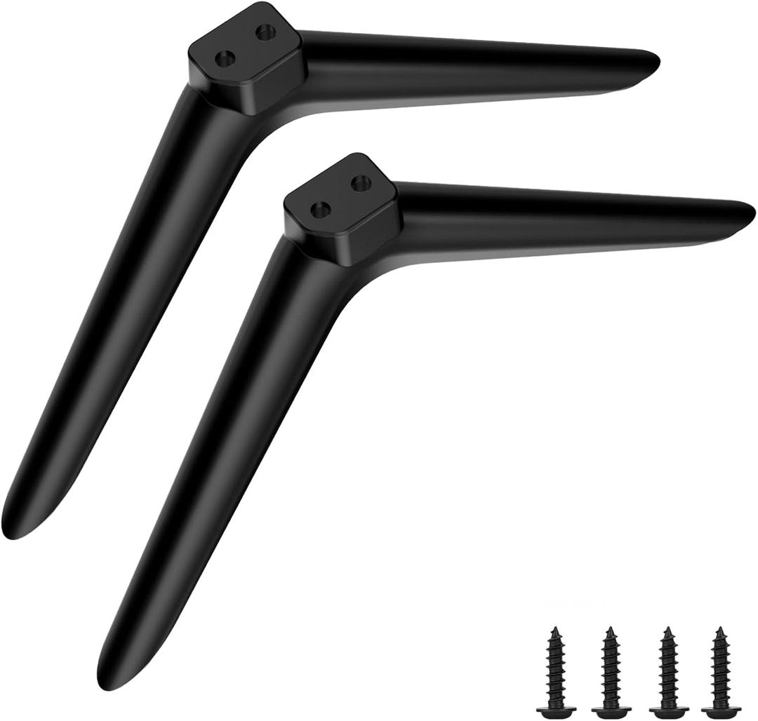 TV Stand Legs Exclusive for Onn 100012584 100069992 Roku TV, for Onn TV Legs Replacement, Easy to Install, Screws and Anti-Slip Feet Pads Included