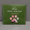 EXPAWLORER Anti Slip Dog Socks to Prevent Licking Paws, Doggie Shoes for Hot Pavement, Pet Booties for Small Medium Large Senior Dogs, Traction Control Dog Boots & Paw Protectors for Hardwood Floors (Small (4 Count), Pink)