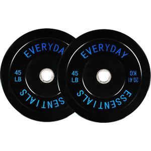 Fitvids 2-Inch Olympic Bumper Plates, Perfect Weight Plates for Weightlifting and Strength Training