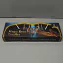TLPUHU Christmas Floating Candles 18 Pcs - Magical Flameless Candles with Wand Flickering Warm Lights Ideal for Indoor Window Bedroom Christmas Cosplay Birthday Theme Party Decor