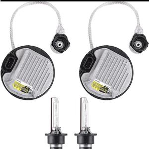 Xenon Ballast & Bulb Control Unit Module, Xenon HID Ballast Headlight with Igniter Cable D4S Bulb Compatible with Lexus Subaru Replaces 81107-75020 81107-60F10