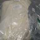 Topblan Shaggy Long Fur Faux Fur Weighted Blanket, Fuzzy and Soft Sherpa Weighted Blanket for Adults 15lbs, Queen Size Fluffy Heavy Blanket for Bed Couch, 60 x 80 Inches, Cream