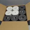 ECO BOOM Unbleached Bamboo Toilet Paper, 100% Tree-Free & Plastic-Free, 3-Ply Strong, FSC Certified, Unscented, 9 Rolls, 360 Sheets | PFAS Free, BPA Free & Septic Safe