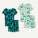 Amazon Essentials Babies, Toddlers and Boys' Snug-Fit Cotton Pajama Set, Multipacks US 6-7