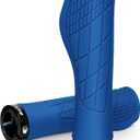 BUCKLOS Single Lock-on Bike Handlebar Grips - Mountain Bike MTB Ergonomic Anti-Slip Handle Grip - Bicycle Comfort Locking Handle Bar for BMX/Cruiser Bike/Scooter (7/8" Black)