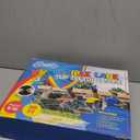 JAMBO Premium Triple Water Slide with 3 Bodyboards, 20Ft Heavy Duty Slip Splash and Slides-Advanced 3-Way Sprinkler System, Splash Pad Mat Backyard Summer Outdoor Water Toys n Long Slides for Kids