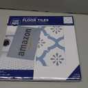 FloorPops Alfama Peel and Stick Floor Tiles, Blue, Geometric Vinyl Floor Tiles, Water Resistant, 12 in x 12 in, Pack of 10