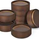 Sopicoz Wood Bed Risers, Heavy Duty Wood Blocks, 1 inch Stackable to 2 inch 3 inch 4 inch High, Furniture Risers for Couch Sofa Cabinet Ottoman End Table (8 pcs Round)