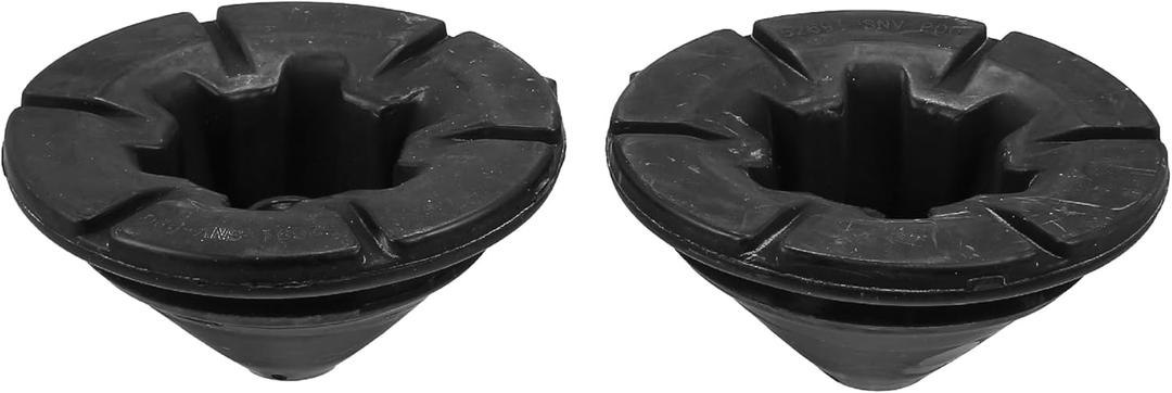 X AUTOHAUX 2 Pcs Black Rear Upper Suspension Coil Spring Insulator No.52691SNAA01 for Honda Civic 2006-2011