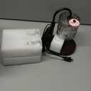 Candle Warmer Lamp Electric Timer: Dimmable Candles Warming Lamps - Height Adjustable Burner Jar - No Flame Scented Melts Wax - All Candle Jars Home Decor Table Light (Gray)