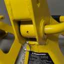 YELLOW JACKET Car Jack Stands 3 Ton with Double Locking and Large Foot Base for Lifting SUVS, Heavy Duty Steel, 6600 lb Capacity, 1 Pair, Yellow
