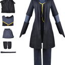 Rimuru Cosplay Uniform Anime Black Costume Suit for Halloween Carnival, Size M