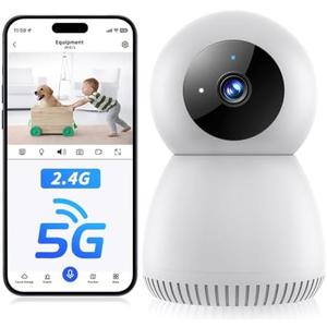 NoahTec Indoor Camera,1080P Pet Camera Baby Monitor,AI Motion Detection, 2-Way Talk, Night Vision, Siren, Compatible with Alexa