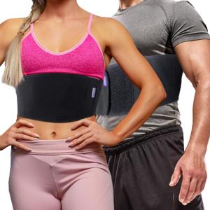 Everyday Medical Broken Rib Brace for Men & Women - Bamboo Charcoal Rib Protector, Post-Surgery Chest Compression Wrap for Cracked, Fractured, Dislocated, Broken or Bruised Ribs - Large