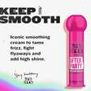 TIGI Bed Head After Party Super Smoothing Cream  Anti Frizz Hair Styling Product, Humidity Protection for Frizzy, Dull, or Coarse Hair, 3.38 fl oz