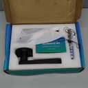 Evanshow Fingerprint Door Lock Biometric Door Knob with Keypad Keyless Entry, Door Locks for Bedrooms, Home Hotel Office Apartment Black