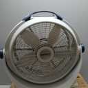 Lasko WINDMACHINE 20" High Velocity Floor Fan with 3 Speeds, 360 Directional Airflow, Portable Air Circulator Fan for Home, Garage & Workshop, Fully Assembled, Gray, 3301, 25.1 in. High