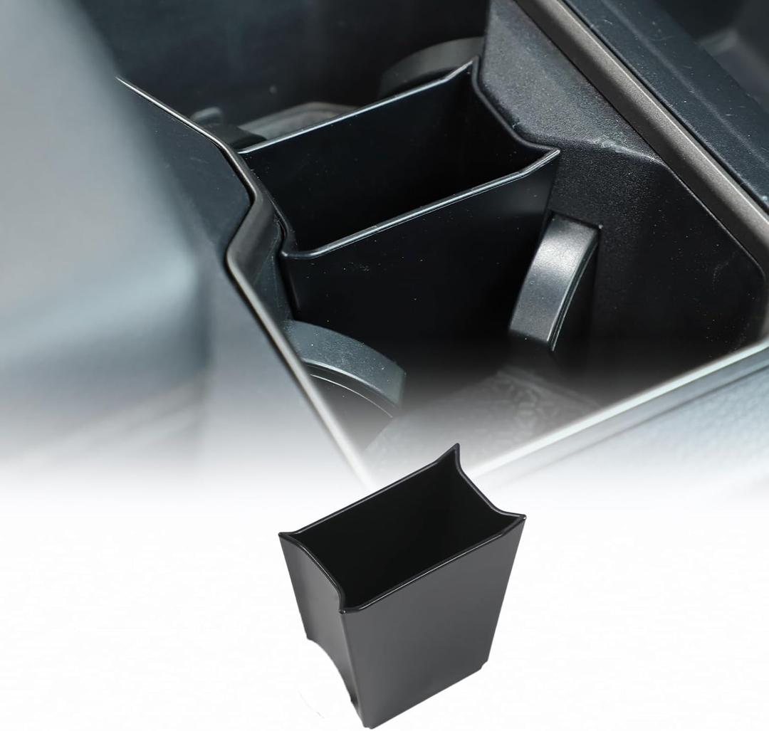 Cup Holder Insert Compatible with Toyota Tundra/Sequoia 2022-2023, Car Center Console Cup Holder Divider Storage Box Accessories