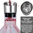 Decanter, Red Carafe, Iceberg base decanter, Decanter gift box, lovers gift box.