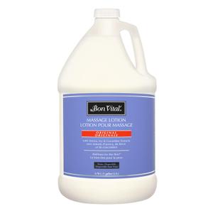 Bon Vital' Original Massage Lotion for a Versatile Massage Foundation to Relax Sore Muscles & Repair Dry Skin, Lightweight, Non-Greasy Formula to Moisturize and Repair Dry Skin, 1 Gal 