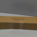 KAMANINA Curtain Rods for Windows 66 to 120 Inch, 7/8 Inch Antique Bronze Heavy Duty Curtain Rod 32 to 120 (2.6-10ft), Adjustable Decorative Drapery Rods with Netted Texture End