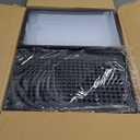 12 Pack Stackable Shoe Storage Organizer with Magnetic Door, Shoe Boxes Clear Black Plastic for Closet, Shoe Rack for Sneaker Boot Container, Shoe Cabinet Fit up to US Size 12