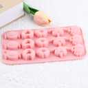 15 Cavity Valentine Silicone Mold Love Heart Candy Molds for Chocolate Cupcake Topper Decorating