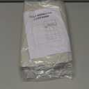 RYB HOME 100% Blackout Tricia Door Curtains, Linen Textured Blend Thermal Insulating Privacy French Door Window Tie Up Shades Living Room Curtains for Kitchen, W 30 x L 69 inches, Beige, 1 Panel