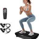 ROTAI Vibration Plate for Lymphatic Drainage & Full Body Workout - Home Exercise Machine for Weight Loss and Muscle Toning for Men & Women, 400 lbs Capacity Fitness Platform