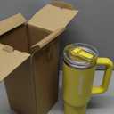 STANLEY Quencher ProTour Flip Straw Tumbler with Leakproof Lid 30 oz | Built-In Straw & Handle | Cupholder Compatible for Travel | Insulated Stainless Steel Cup | BPA-Free | Daffodil