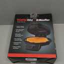 Mueller Heart 5 Waffle Maker, Norwegian Waffle Iron, Adjustable Browning Control & Nonstick, Cool Touch Handle, Easy to Clean, Small Kitchen Appliances