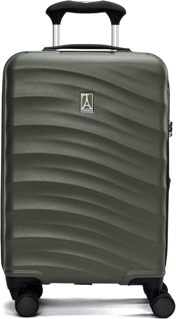 Travelpro Maxlite Air V2 Hardside Expandable Carry on Luggage, 8 Spinner Wheels, Lightweight Hard Shell Suitcase, TSA lock, Slate Green, Compact Carry On 19-Inch