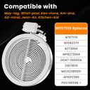 Upgraded 6.5 In DG47-00060A W11171119 Electric Range Single Radiant Surface Heating Element Replacement for Whirl-pool May-tag Kitchen-Aid Jenn-Air Range Stove, Replace 8273994 W10823711 By Fetechmate