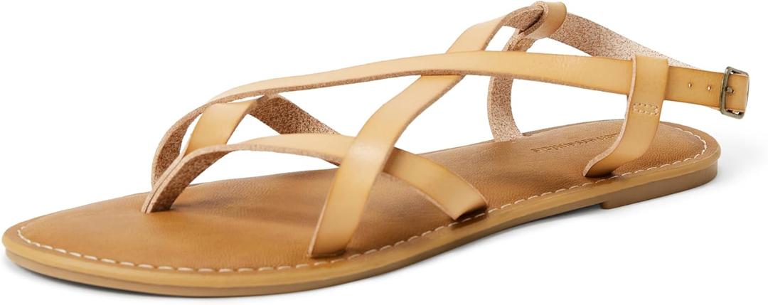Amazon Essentials Women's Casual Strappy Sandal 8 1/2