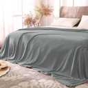 BEDELITE Fleece Blankets King Size for Bed, Luxury Plush Cozy Fuzzy Blanket 108x90 inches, Super Soft Warm Lightweight Throw Blanket All Seasons Suitable, Grey
