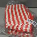 Juvale 100 Pack Red and White Mini Popcorn Boxes for Party, Bulk Paper Popcorn Containers for Movie Night Decorations (3 x 4 In)